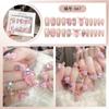 Productos terminados para decoración de uñas hechos a mano. Parche para uñas Advanced Pure Wind. Colección de parches para decoración de uñas con diamantes grandes y diamantes.