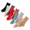Calcetines para Bebé 2026 Estilo Primavera y Otoño Calcetines de Algodón de Doble Aguja para Recién Nacidos y Bebés Antideslizantes Anti-Frío para el Piso Que No Aprietan las Piernas