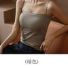 Camisola de verano de moda para mujer, camisa de base de color sólido, ropa exterior, simple, popular en Internet, Spice Girl, copa fija, chaleco pequeño, lote