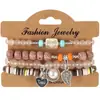 Venta Caliente Transfronteriza Personalidad Bohemia Estilo Étnico Fresco Pulsera Alas Colgante de Amor Pulsera Acrílica