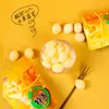 Bala Dura com Forma Rica em 3D, Bala Dura com Suco de Fruta, Bala da Moda com Sabor de Laranja e Manga, Bala de Fruta com Pedaços Espessos de Manga e Laranja