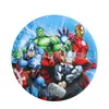 Novos Suprimentos de Festa Vingadores Ponto Toalha Decorativa Prato de Papel Faixa Hulk Homem de Ferro Homem-Aranha