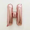 Globos de Letras de 32 pulgadas en Dorado, Plateado, Oro Rosa, Alfabeto Inglés A-Z Globo de Papel de Aluminio Decoración, Venta al por Mayor de Globos Transfronteriza