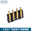 Conector POGOPIN dedal de resorte dedal de antena chapado en oro pasador de inserción de pasador de dedal lado del orificio del pasador pasta de soldar tipo cable de soldadura de carga pasador plano