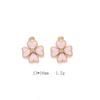 Série rosa DIY Jóias Acessórios Liga Material Clássico Flor Ins Brincos Pulseira Pingente