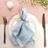 Borda de bloqueio guardanapo algodão bambu pano de boca tecido Zou hotel festa de casamento decoração de mesa ocidental venda quente transfronteiriça fabricantes