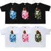Suministro a Largo Plazo de Camisetas con Estampado de Dibujos Animados para Hombres y Mujeres, Estilo Pareja, Camisetas de Manga Corta