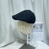 Gorra de algodón sencilla de estilo japonés para mujer, estilo retro británico, informal, combinable, con lengüeta de pato, estilo vendedor de periódicos, para otoño e invierno.