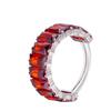Popular Anillo de Caramelo de Aleación de Titanio F-136 Anillo de Nariz de Circonita Súper Brillante Joyería de Piercing Corporal de Titanio G23 Transfronteriza Pendientes