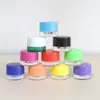 Frasco de Creme para Olhos com Tampa de Vidro Cromado (Tampa de Plástico Multicolorida) 5ml, 9ml Frasco de Cânhamo, Frasco de Creme para Olhos