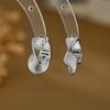 Suministro Transfronterizo Deseo Pendientes de Metal Estilo Venta Caliente de Amazon para Mujeres Pendientes Retorcidos Personalizados de Gama Alta Pendientes Sencillos