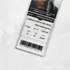 Rascunhos de Ingressos com Formato Especial Atacado Acrílico Transparente Animação a Laser Filme Concerto Ingressos Estrela Cartão Periférico Comemorativo