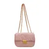Bolsa Feminina 2023 Nova Nicho Ombro Transversal Axila Verão Corrente Romboidal Pequena Bolsa Versátil Simples Pequena Bolsa Quadrada