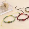 Pulseira Coração de Argila Macia Nova da Moda Mais Vendida para Mulheres, Pulseira de Casal Colorida Tecida à Mão do Homem-Aranha