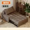Bonito sofá cama plegable estilo crema para salas pequeñas, sofá cama plegable 2 en 1 para uso doméstico
