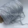 Corda trançada de alta densidade com glitter dourado e prateado, disponível em várias cores, para embalagens artesanais e acessórios de vestuário, fornecimento de materiais em um só lugar, grandes quantidades a preços favoráveis.
