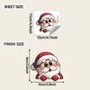 Divertido-Kg180 Desenho Animado Fofo Papai Noel Sala de Estar Quarto Fundo Interruptor Decorativo Adesivo de Parede Exportação Atacado