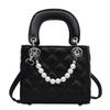 Bolsa de luxo leve de nicho francês feminina 2025 nova cor sólida bolsa de ombro crossbody de alta qualidade bolsa estilosa portátil daffy