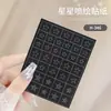 Influencer de Arte de Uñas Pegatinas de Copo de Nieve Hueco Pegamento de Parche de Copo de Nieve Navideño Hueco Plantilla de Pegatinas para Pintura en Spray Pegatinas para Uñas