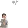 Bebê Menina Inverno 2025 Novo Design Camiseta Ruffle Quente Grossa Manga Longa Top Tendência