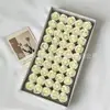 Direto da fábrica mini cabeça de flor de polegar diy flor de sabão semiacabada cabeça de flor de rosa flor de sabão presente atacado