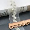 Novos Estilos de Acessórios para Roupas Bordados à Mão com Pérolas, Renda com Miçangas em Rede, Acessórios Decorativos Feitos à Mão para Golas e Punhos de Roupas