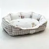 Nueva Casa para Perro Cama para Mascota Cama para Gato Todas las Estaciones Invierno Felpa Calidez Gato Perro Pequeño Teddy Sofá Cama Estera