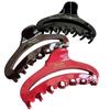 Pinza de Garra de Moda de Ácido Acético Hueco Francés Pinza de Tiburón Color Avanzado Otoño e Invierno Pasador para la Parte Posterior de la Cabeza Accesorios para el Cabello Múltiples Volúmenes