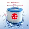 Filtro de Circulação de Água de Piscina Elemento Filtrante Não Tecido Acessórios de Piscina Filtro de Piscina Elemento Filtrante Subaquático de Piscina