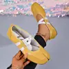 Zapatos Planos de Mujer Talla Grande Estilo Nuevo Escotados Zapatos Perezosos Primavera y Otoño Mary Janes Planos Mocasines Casuales Mujer