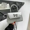 2025 Nueva Moda Patchwork Casual Casual Lazo Gran Capacidad Hombro Bolso Cruzado Viaje Diario Bolsa Cuadrada Pequeña Bolso de Mano