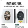 Cubierta protectora de cerradura de puerta de silicona, almohadilla amortiguadora de golpes para cerradura de puerta de coche, pegatina anticolisión engrosada, protección integral, universal