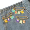 Broche de Metal Criativo de Desenho Animado Pokemon Elfo Macio Fofo Emblema de Liga Acessórios para Chapéu Costas Roupas
