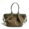Bolsa de couro fosco de grande capacidade, novo estilo 2026, versátil para o dia a dia, bolsa de ombro feminina, bolsa transversal, bolsa tote para trabalho