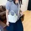 Bolso Pequeño de Moda y Elegante para Mujer, Bolso Cruzado Versátil de Hombro Único Retro Nuevo 2025, Bolso de Mano Informal Tipo Cubo para Damas