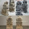 Escultura em Pedra Mendon Bluestone Antigo Tambor de Pedra Par de Novo Estilo Chinês Tambor de Pedra Sorte Vila Pátio Pilar de Pedra Ornamentos de Porta