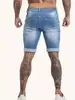 Shorts de Mezclilla Rusos Ozon para Hombre Estilo Nuevo Casual Elásticos de Longitud Media para Hombre Rectos de Moda Mezclilla