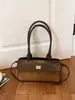Bolso tipo baguette acolchado vintage estilo Chanel, patchwork de PU mate, nuevo otoño/invierno 2026, bolso de mano/hombro casual versátil