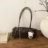 Bolsa de Ombro Simples Retrô Coreana para Mulheres 2025 Nova Moda Outono e Inverno Bolsa de Mão Elegante para o Dia a Dia Bolsa de Ombro