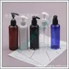 Botella Redonda de Mascota con Bomba de 200ml, Botella de Pico de Pato, Botella de Champú, Botella con Dispensador de Loción de 200ml ml, Botella de Gel de Ducha