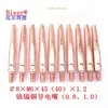 Atacado do Fabricante Bico Condutor M6*L45/40 Tocha de Solda com Proteção de Gás CO2 Bico Condutor Usinado com Precisão Cobre Estilo Changzhou