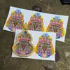 Xizang Rehong Nepal Pura Pintura a Mano Zaki Ram Forma de Calabaza [Núcleo de Cartón]