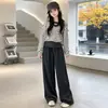 Roupas de Conjunto da Moda para Meninas Adolescentes Mulheres 2026 Novo Conjunto Pequeno Único Bonito Infantil para Meninas Outono