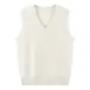 Fio Consinee 100% Cashmere de Bebê Colete Feminino Sem Mangas Casual Urbano Camada Base de Suéter de Cashmere