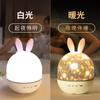 Coroa pato lâmpada de projeção romântica USB rotativo controle remoto Starry Night Light Crianças LED música colorida atmosfera lâmpada