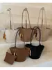 Bolso de cubo de nicho transfronterizo para mujer, nuevo bolso de mano versátil de moda 2026 con patrón de lichi, bolso de hombro cruzado