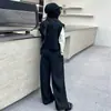 Conjunto de Niña Primavera y Otoño 2025 Nuevo Elegante de Moda Celebridad de Internet Chaleco Suéter Pantalón Traje Conjunto de Tres Piezas