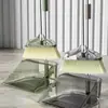 Combinación de juego de escoba y recogedor para el hogar, recogedor engrosado para barrer, escoba individual de lujo ligero, cerdas suaves transparentes