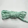 Cuerda Redonda de Poliéster con Patrón de Puntos de Colores de 5 mm Cordón para Sombrero de 5 mm Cuerda Tejida a Mano para DIY Cordón de Zapato Sombrero Pantalones Paracord
