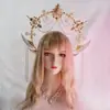Lolita Nuestra Señora Aura Papa Tocados Lolita Accesorios para Fotos Lolita Disfraz Cosplay Tocados Corona Sol